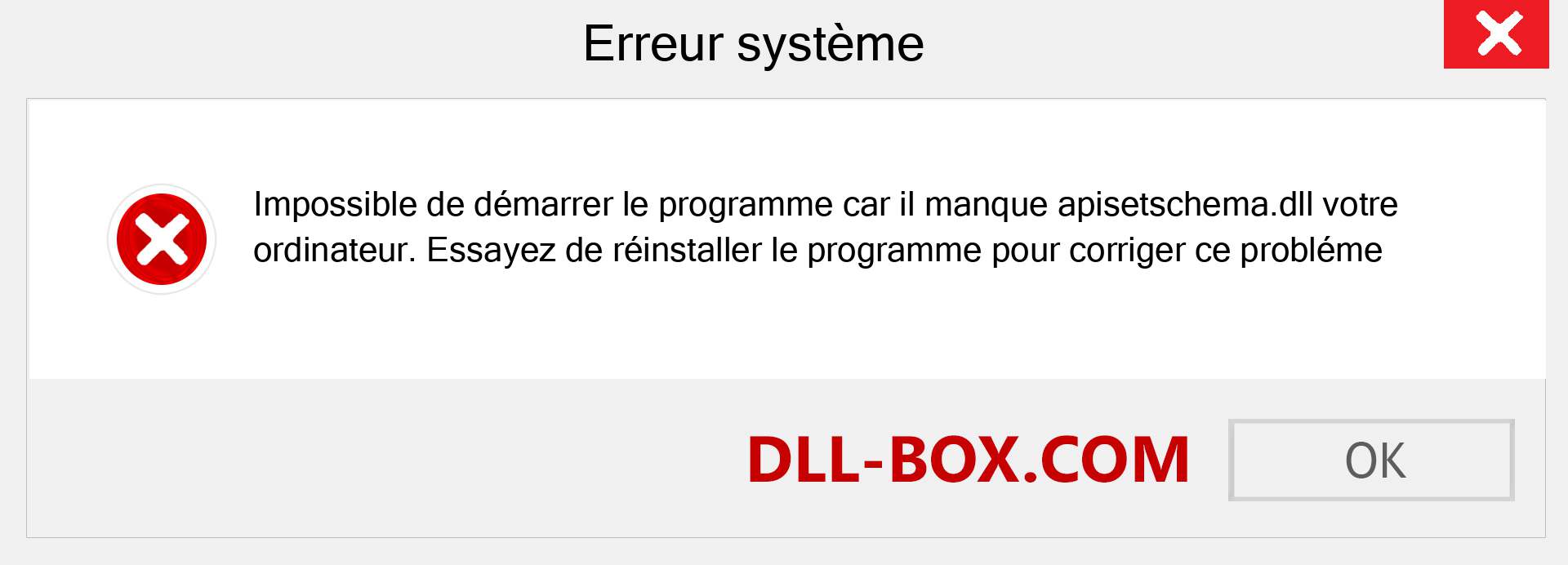 Le fichier apisetschema.dll est manquant ?. Télécharger pour Windows 7, 8, 10 - Correction de l'erreur manquante apisetschema dll sur Windows, photos, images